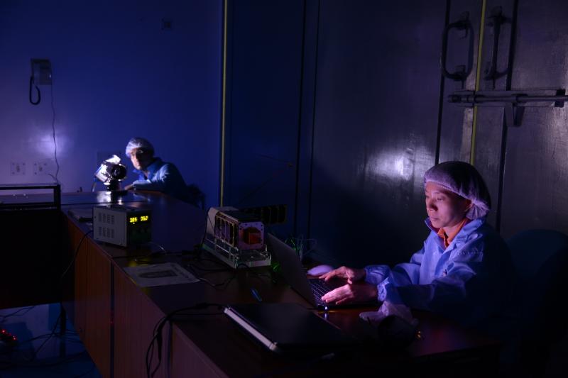 Calibrating the cameras